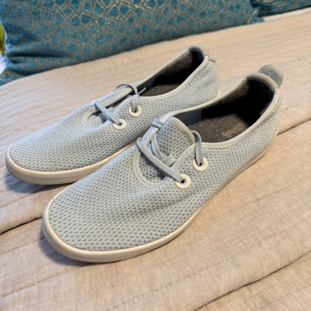 AllBirds‎ Tree Skippers Sneakers Tennis Shoes Boat Trackers Modern Light Blue 10